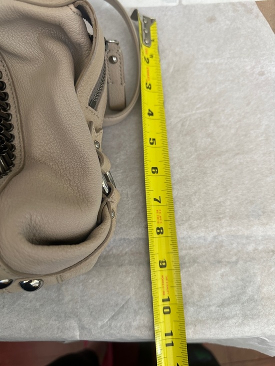 Christian Louboutin Morrigan Medium Capra Stone Leather Shoulder Bag NWT & COA - Picture 15 of 16